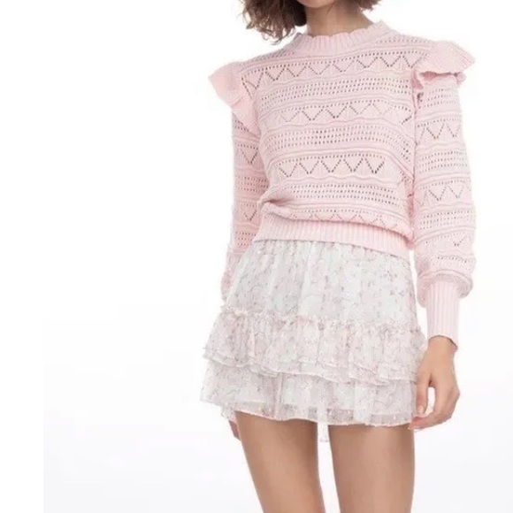 (A7) Generation Love Audrina Skirt Lavender Floral, Size XS, NWT - Picture 2 of 13